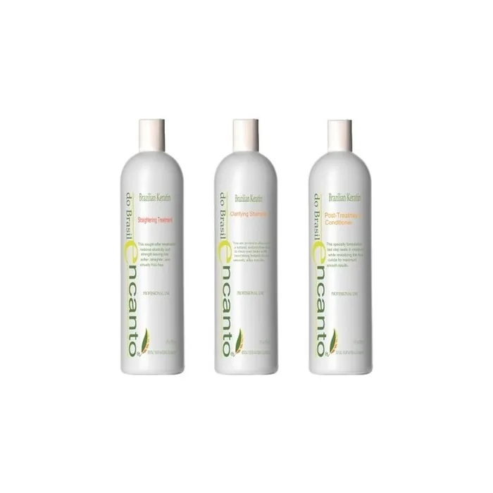 Encanto Keratin Hair Straightening Set 3x236ml