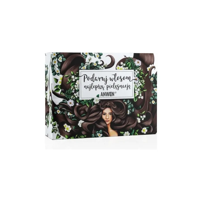Anwen Gift Your Hair The Best Care Set: Volume Increasing Shampoo 200ml, Natural Smoothing Mask 200ml, And Liquid Serum 20ml