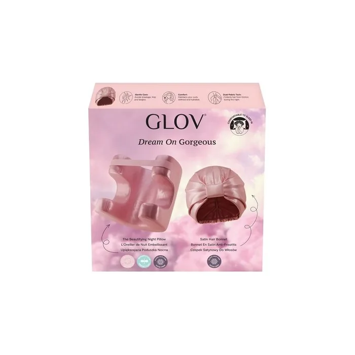 Dream On Gorgeous Satin Hair Cap And Beautifying Night Pillow Set