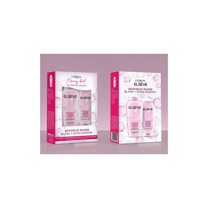 Loreal Elseve Glycolic Gloss Shampoo Conditioner Set