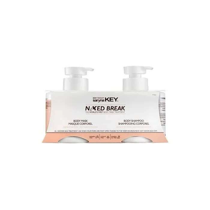 Saryna Key Body Naked Break Duo Set Shampoo 500ml Mask 500ml
