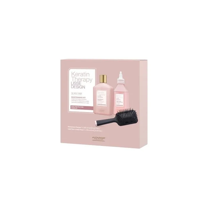 Alfaparf Milano Lisse Design Set Maintenance Shampoo And Lamellar Water