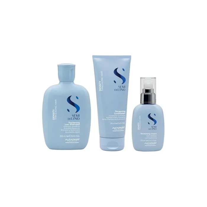 Alfaparf Milano Semi Di Lino Density Gift Set for Thin and Aging Hair