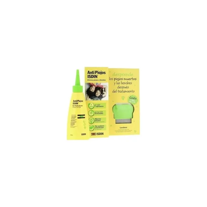 Isdin Antilice Pediculicide Gel 100ml Lice Comb Set 2 Pieces