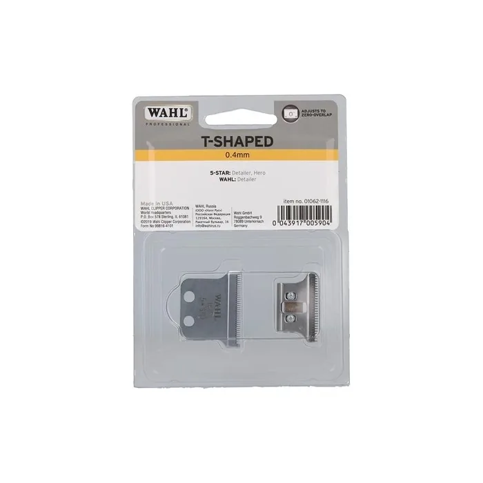 Wahl T-Shaped Detailer & Hero Clipper Blade Set