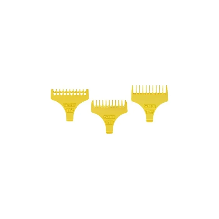 Wahl Professional Set Of 3 T Blade Trimmer Guides Yellow