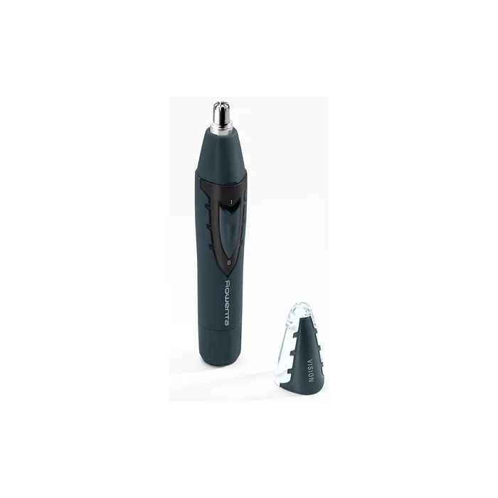 Rowenta Nose & Ear Clippers with 360° Rotating Blade System and Vision Technology Stainless Steel Blade Protective Cap Indolore TN3011F0
