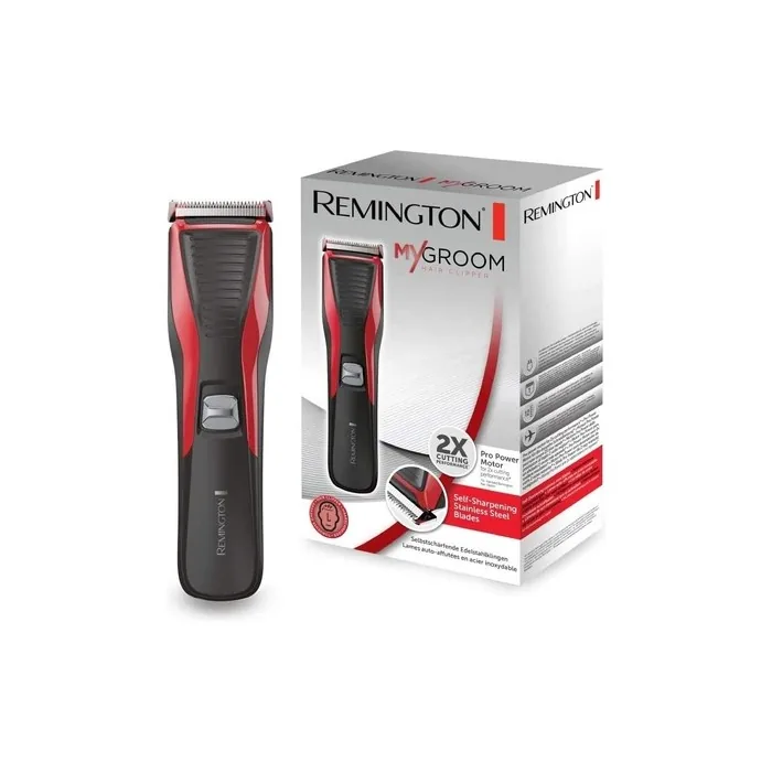 Remington HC5100 Hair Clipper with Self-Sharpening Stainless Steel Blades and 12 Length Settings - MyGroom Electric Hair Trimmer for Men