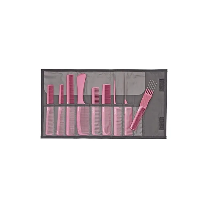Jaguar A-Line 9-Piece Hair Cutting Set with Case Metallic Pink