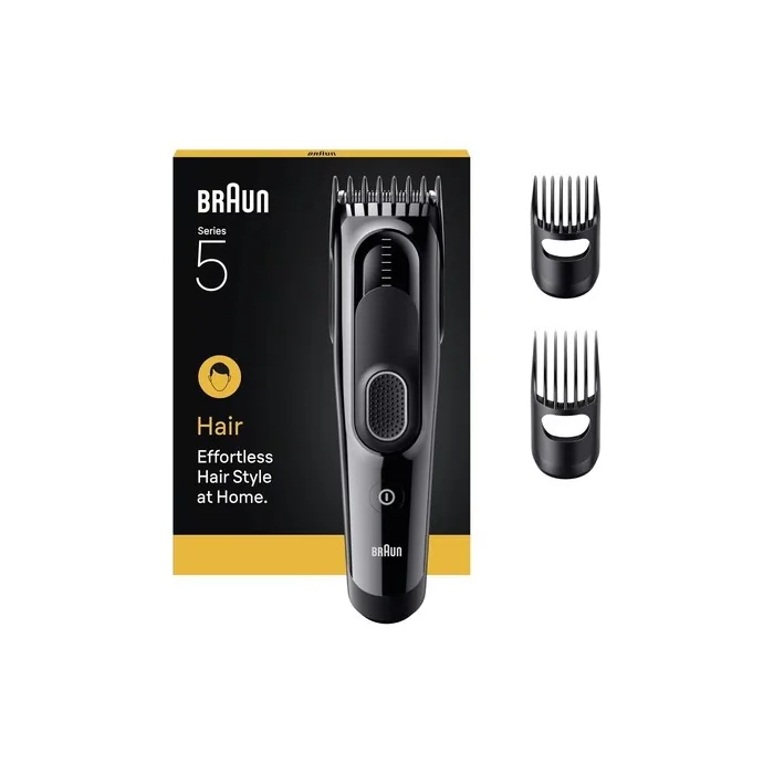 Braun Hair Clipper Series 5 with 3 Styling Tools and Lifetime Sharp Blade - 17 Lengths