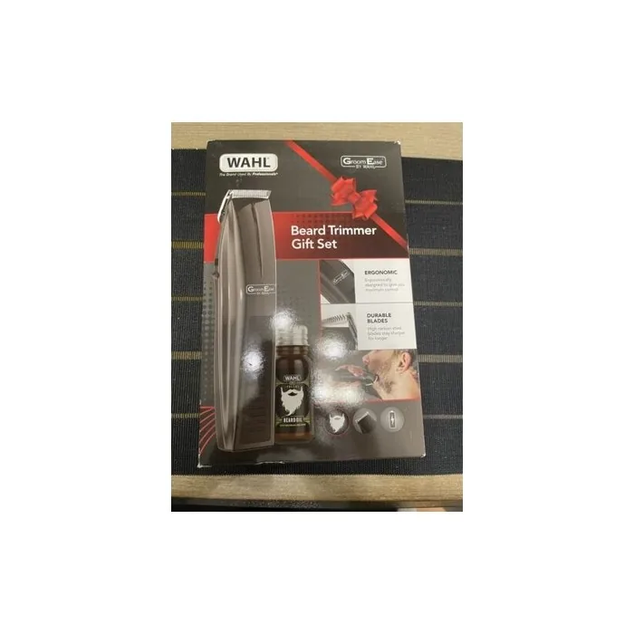 Men's Wahl Beard Trimmer & Oil Gift Set Cordless Cutting