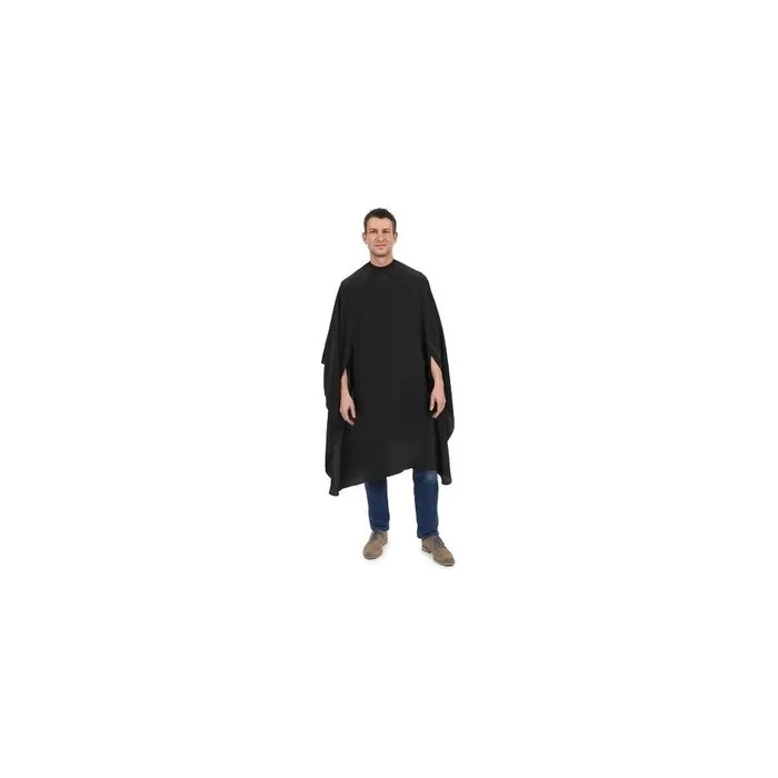 BARBURYS Men's Barber Cape Black Polyester 181kg