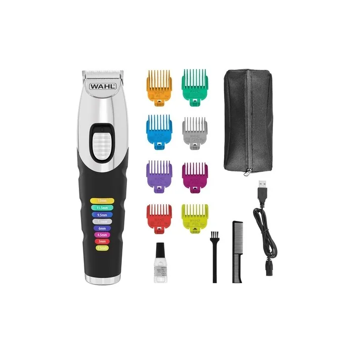 Wahl Colour Trim Black and Chrome