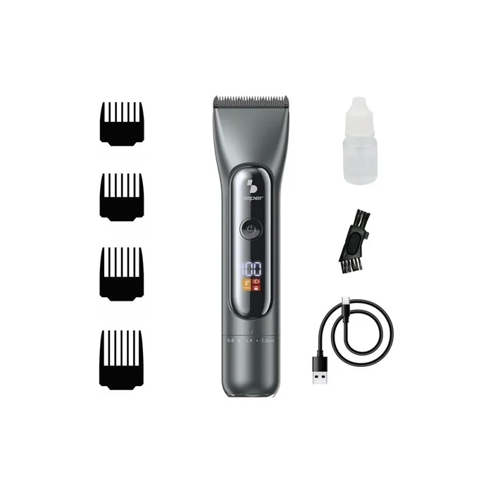 Beper P304cap010 Professional Men's Hair Clipper with Titanium and Ceramic Blades