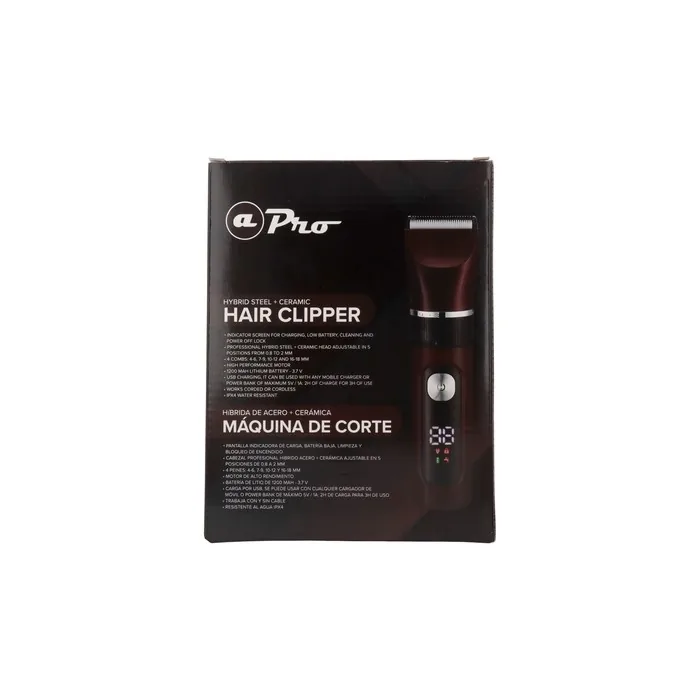 Albi Pro Hybrid Steel Ceramic Clipper Cutting Machine Gray 2873g