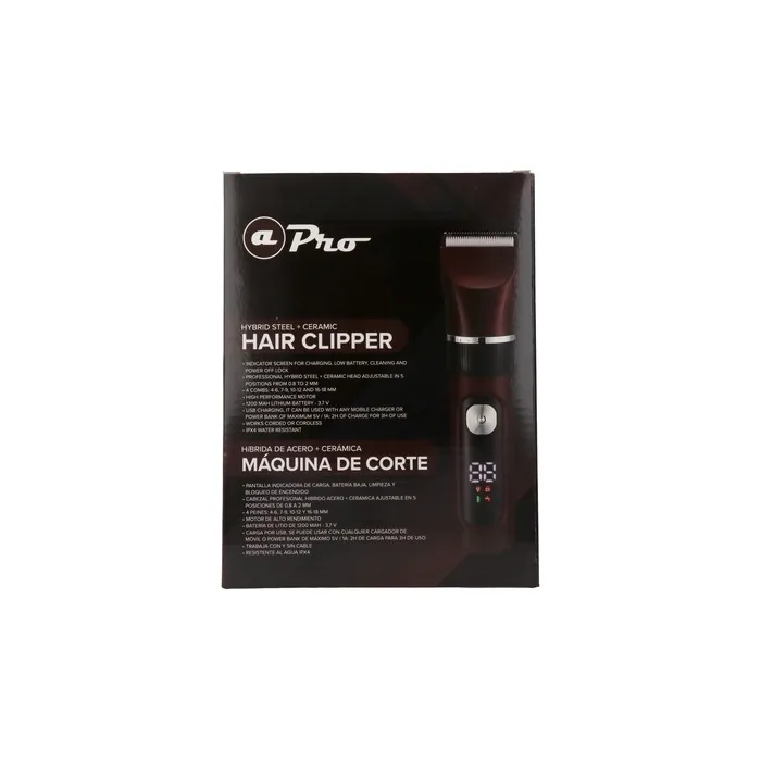 Albi Pro Hybrid Steel Ceramic Clipper 2873r - Red
