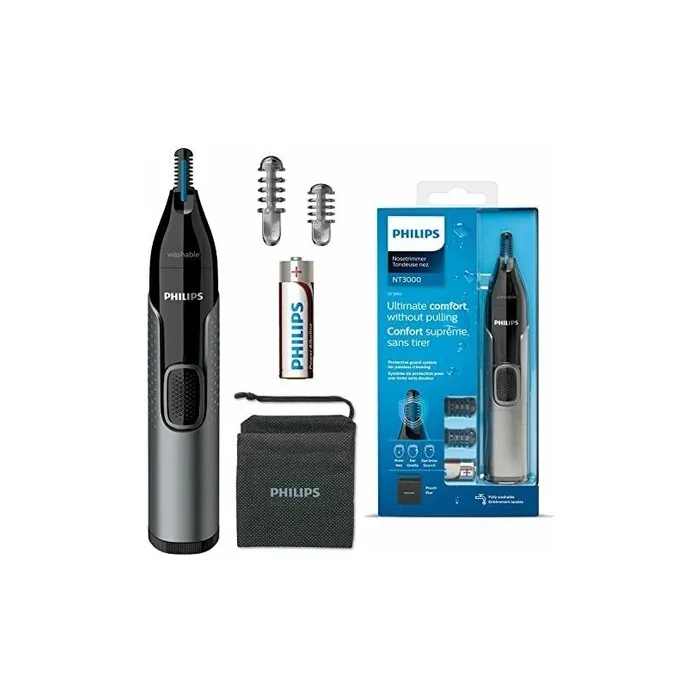 Philips Nose Ear & Eyebrow Trimmer Series 3000 Waterproof & Cordless