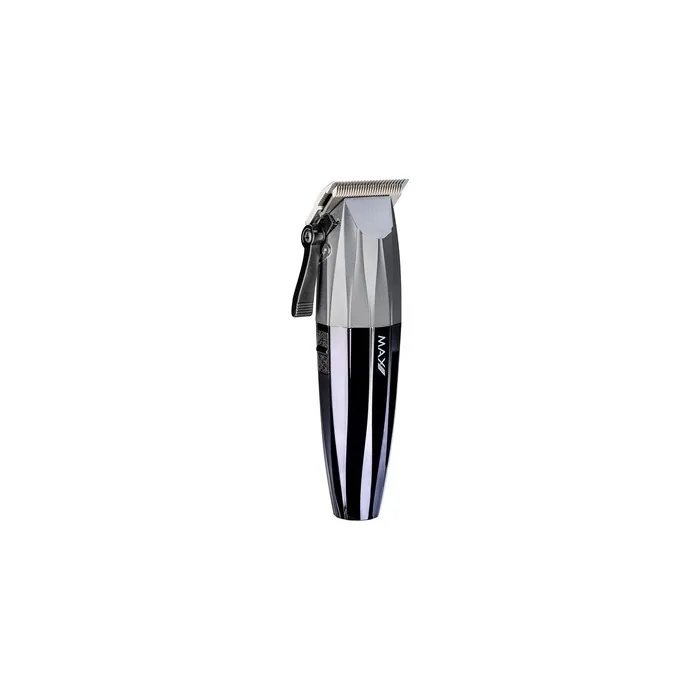 Max Pro Fade Clipper Wireless Hair Clipper Trimmer Beard Trimmer Black Suitable for All Hair Types Including Cleaning Brush