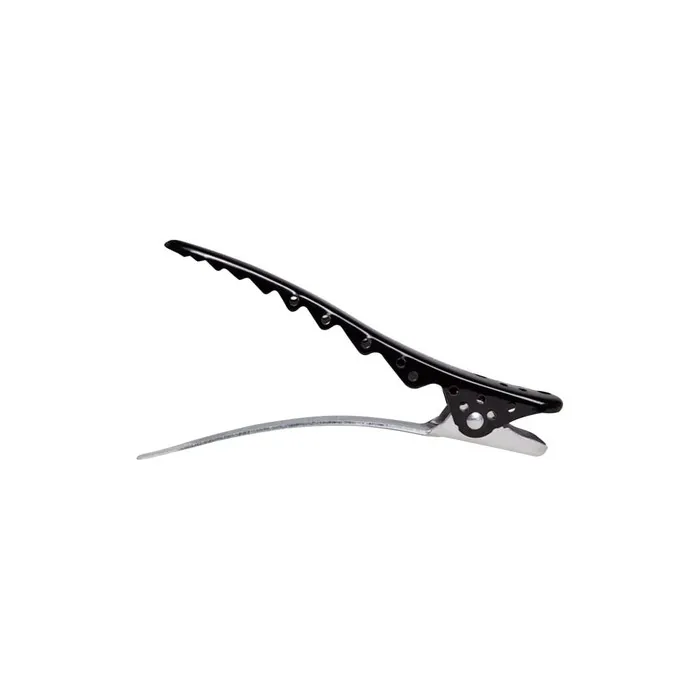 FRAMAR Big Bite Black Hair Clips - 4 Pack, Metal Claw Clips for All Hair Types