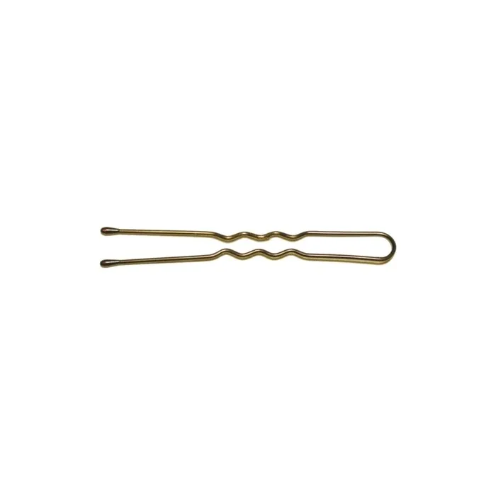 Shophair Wavy/Curled Hairpins Kifix Bronze 4.5cm 500g