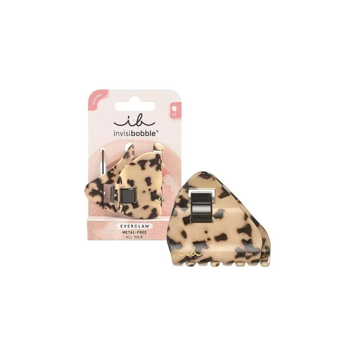 invisibobble Leo Hair Clip EVERCLAW for Women and Girls Non-Slip Leopard Hair Clip Hair-Friendly