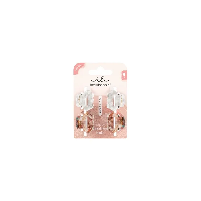 Invisibobble Clipstar Petit Bijoux Hair Clip 4 Pieces