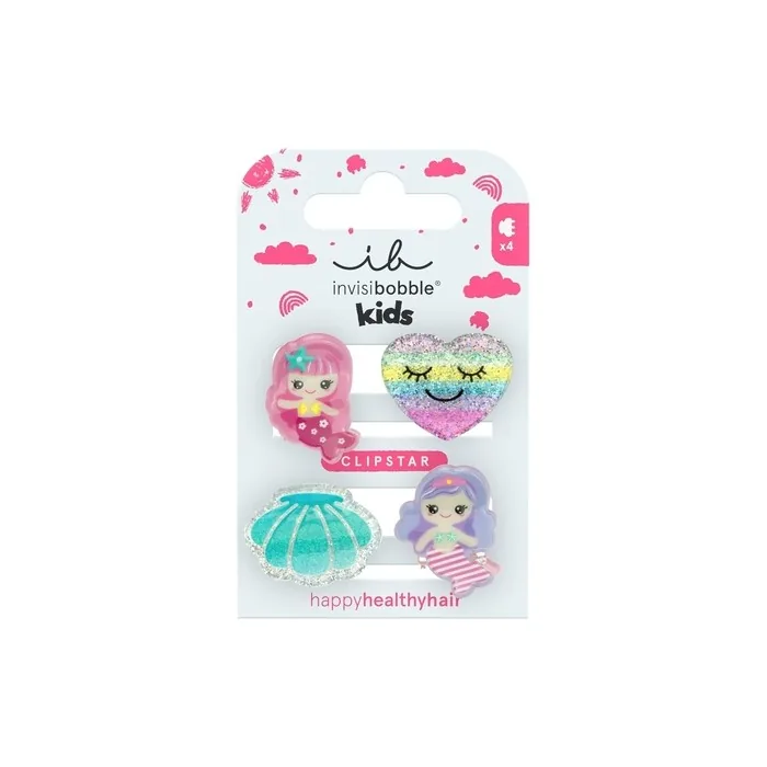 Invisibobble Clipstar Kids Mermaid Dreams Glitter Hair Clips Set