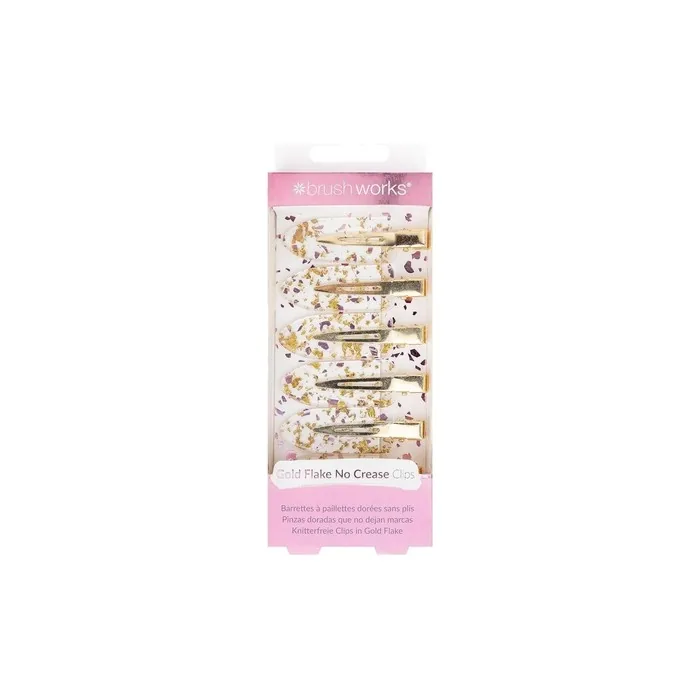 Brushworks Gold Flake No Crease Clips