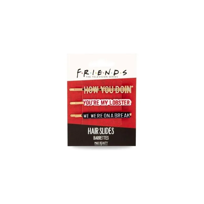 Mad Beauty Friends Quotes Hair Clips