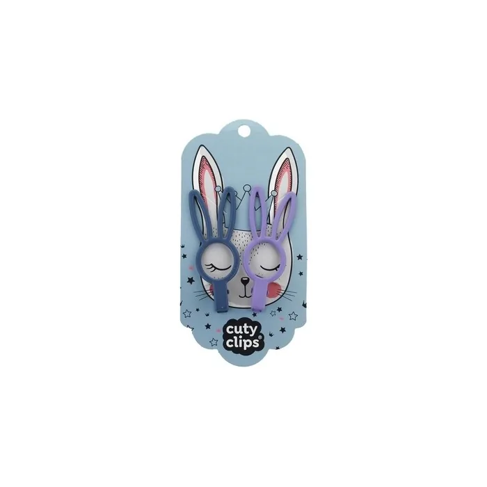 Cuty Snails Bunny Eyes Purple Hair Clips