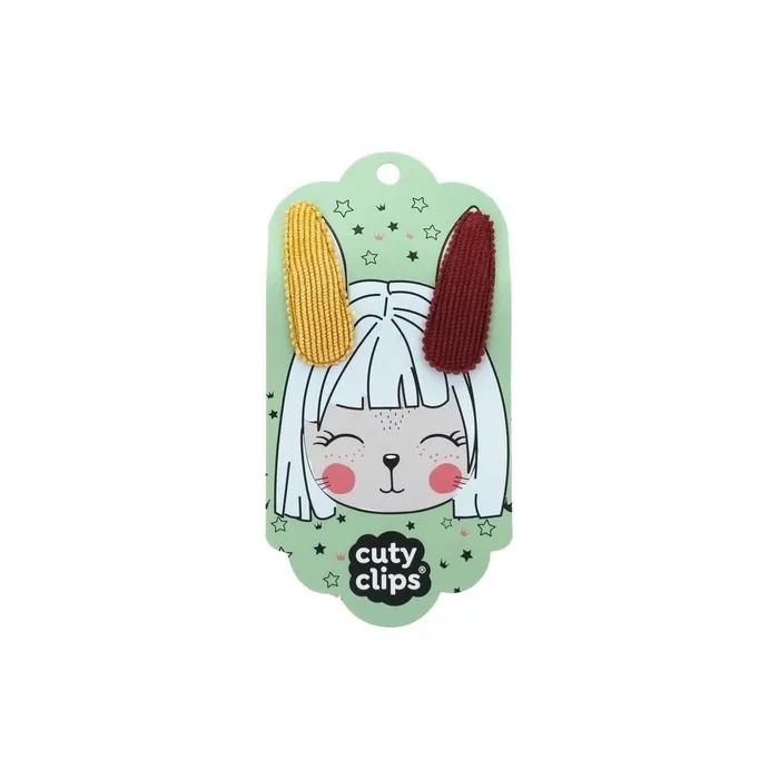 Cuty Snails Rabbit Clips Yellow