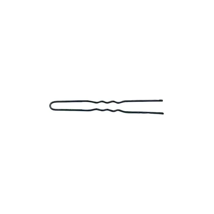 Sibel Metal Hairpins 60 Mm 25 Pcs Curled Black