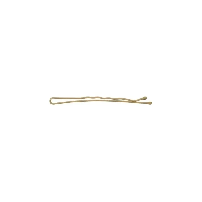 Sibel Metal Hair Clips 70 Mm 25 Pcs Wavy Golden