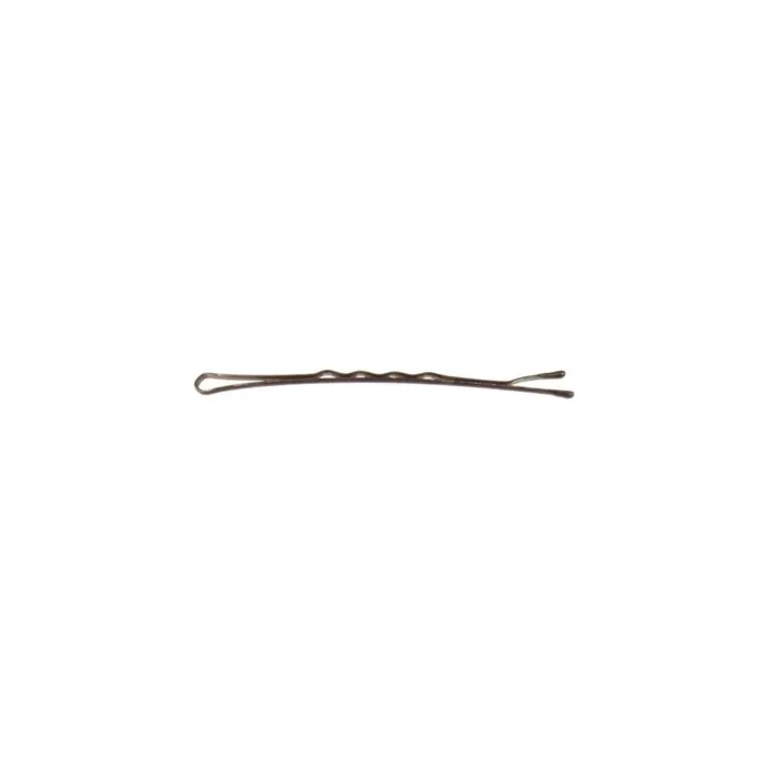 Sibel Metal Hair Clips 70 Mm 25 Pcs Wavy Brown