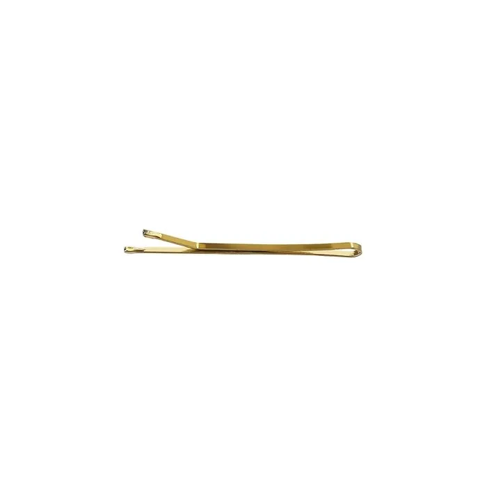 T4B LUSSONI 250 Hair Grips Hairpins Smooth Hair Clips 4cm Golden