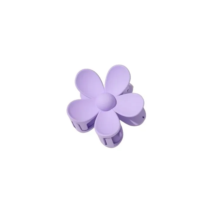 Ecarla Hair Clip Flower Purple