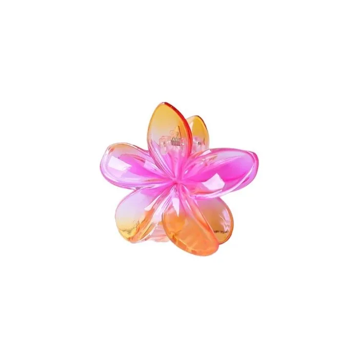 Ecarla Hair Clip Xl Ombre Flower Sp322