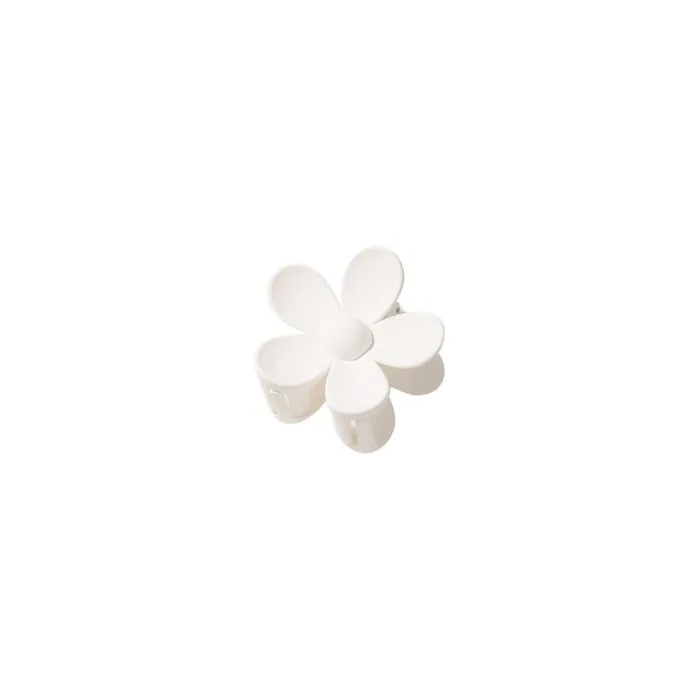 Ecarla Flower Hair Clip Xl, White