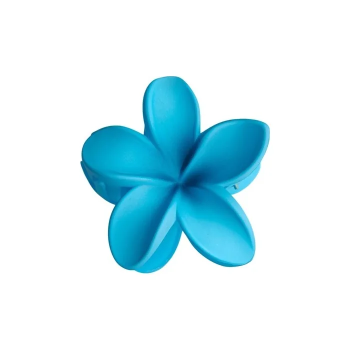 Ecarla Hair Clip Xl Ombre Flower Matte Blue Sp401