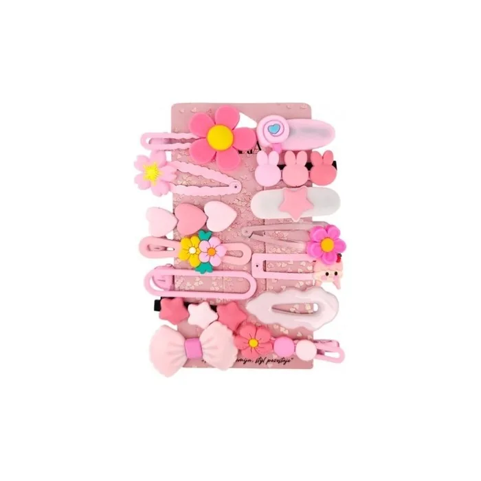 Ecarla Hair Clips Set 14 In 1 Sp411