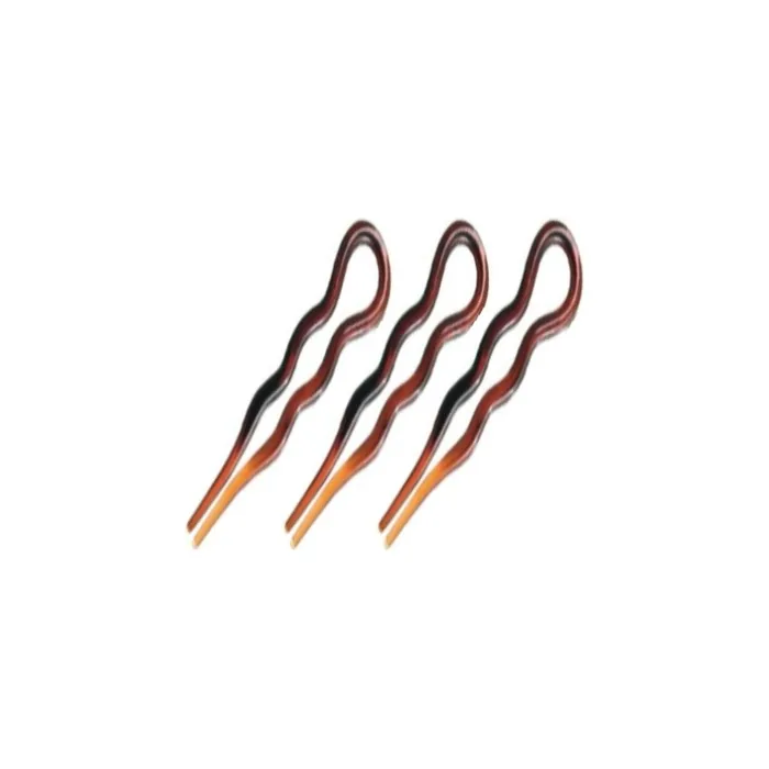 Lotus Wavy Hairpins - 6 Pieces