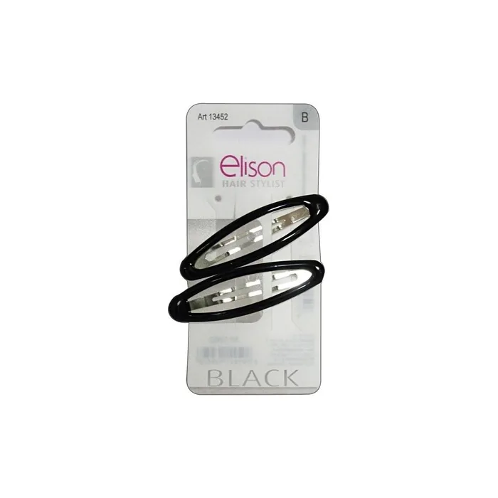 Gabbiano Clicclac 13452 Medium Classic Black Hair Clip