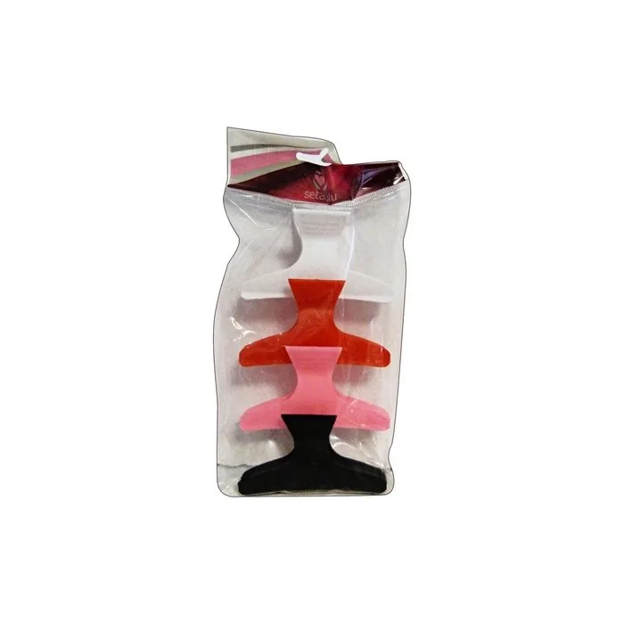 Hairdresser's Hair Clip Setablu Color 4 Pcs