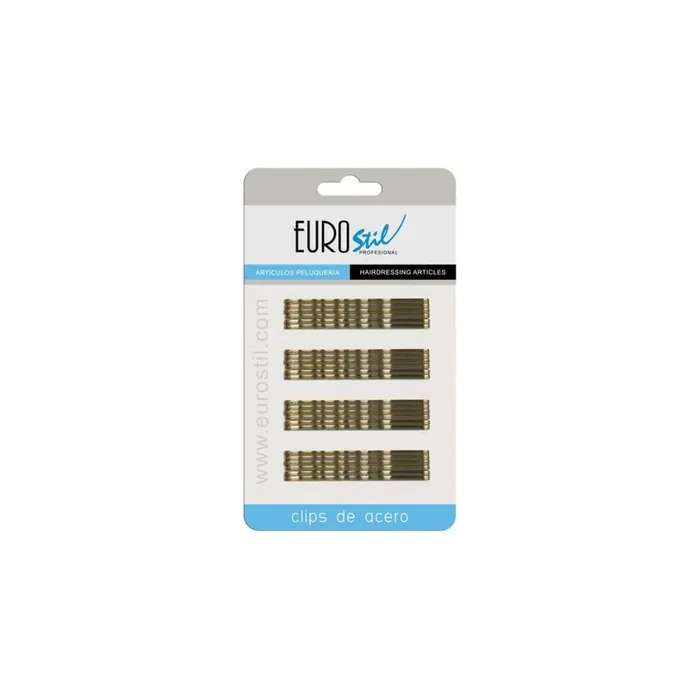 Eurostil Bronze Clips Ondina 70mm Pack Of 24
