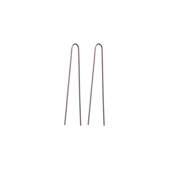 Eurostil Bronze Hair Clips 70mm Box 200 Units