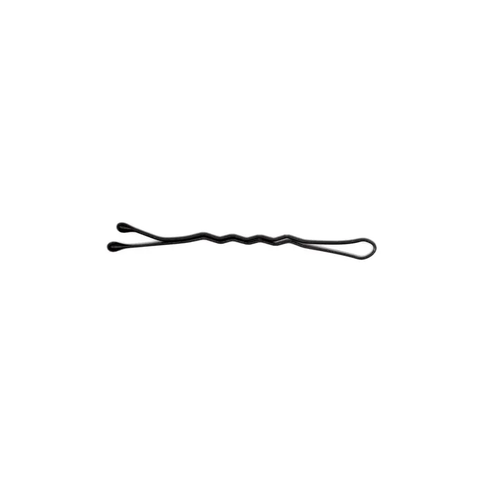 Eurostil Hair Double Wave Clips Black 24 Units