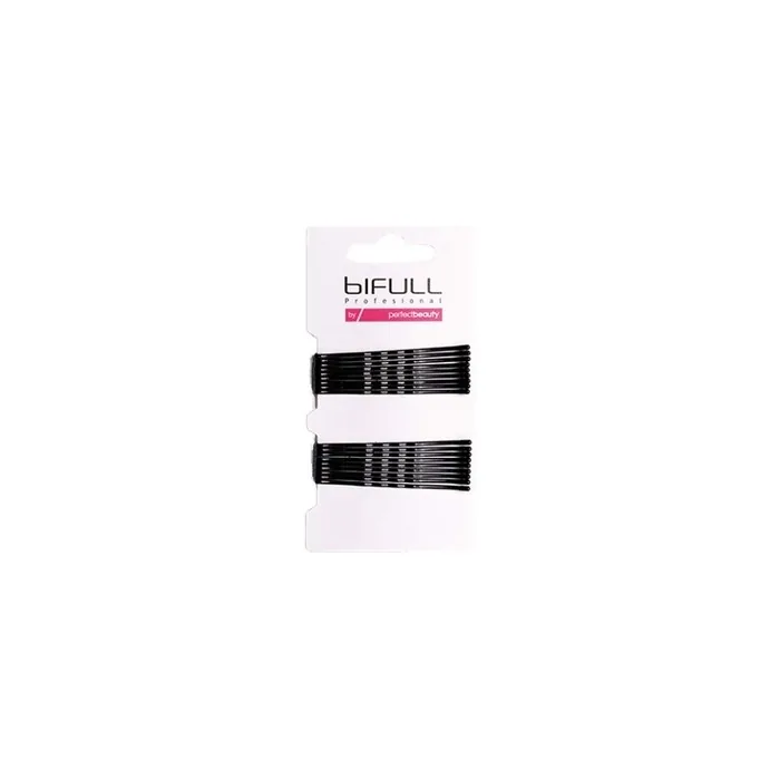 Beautifull Black Wavy Hair Clips 59mm - Pack of 18