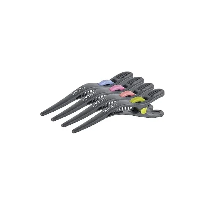Bifull Separation Clips With Color Details 14cm Pack Of 4 Blackwhite