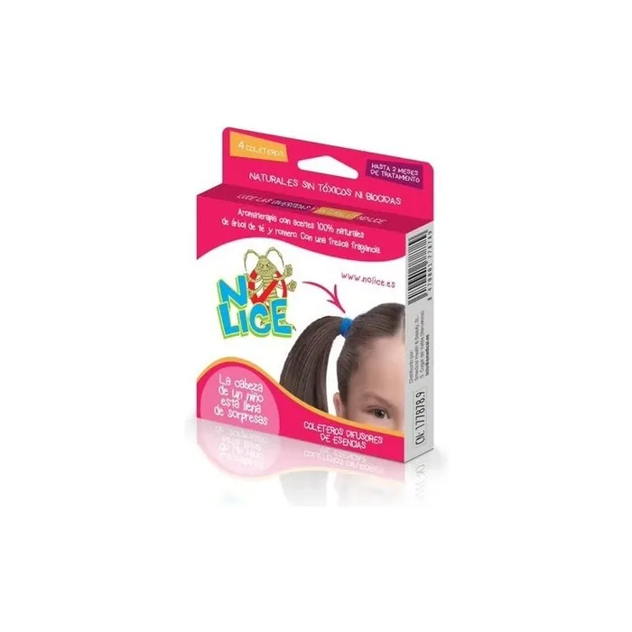 No Lice Anti-Lice Hair Clip Black/Brown - Pack of 4