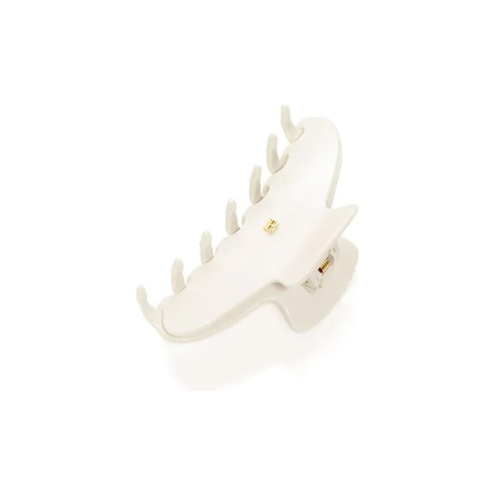 Balmain Large White Clamp With B 14k